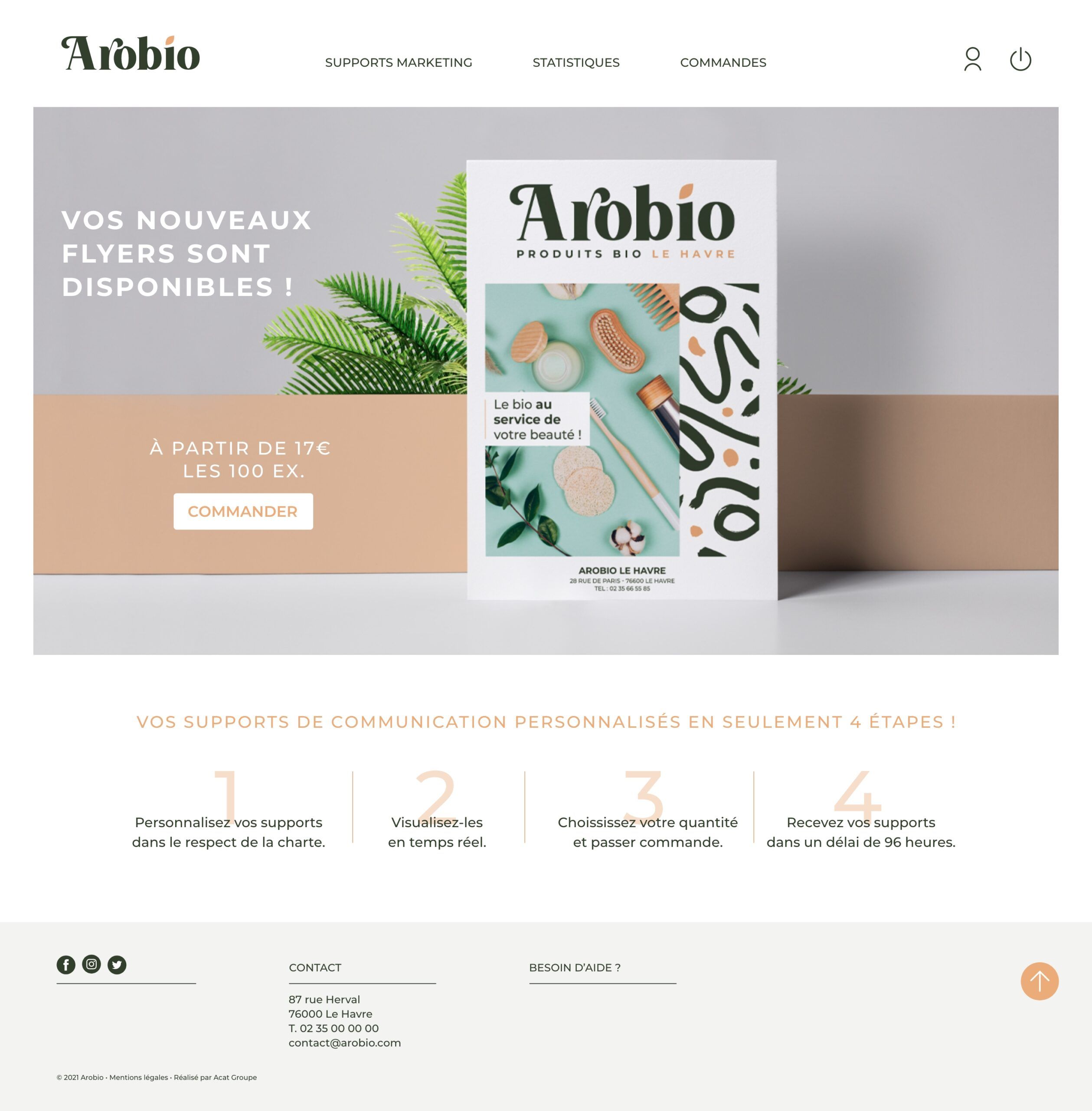 ÉTAPE 01 - Création de l’extranet, plateforme marketing réseau dédiée sur mesure