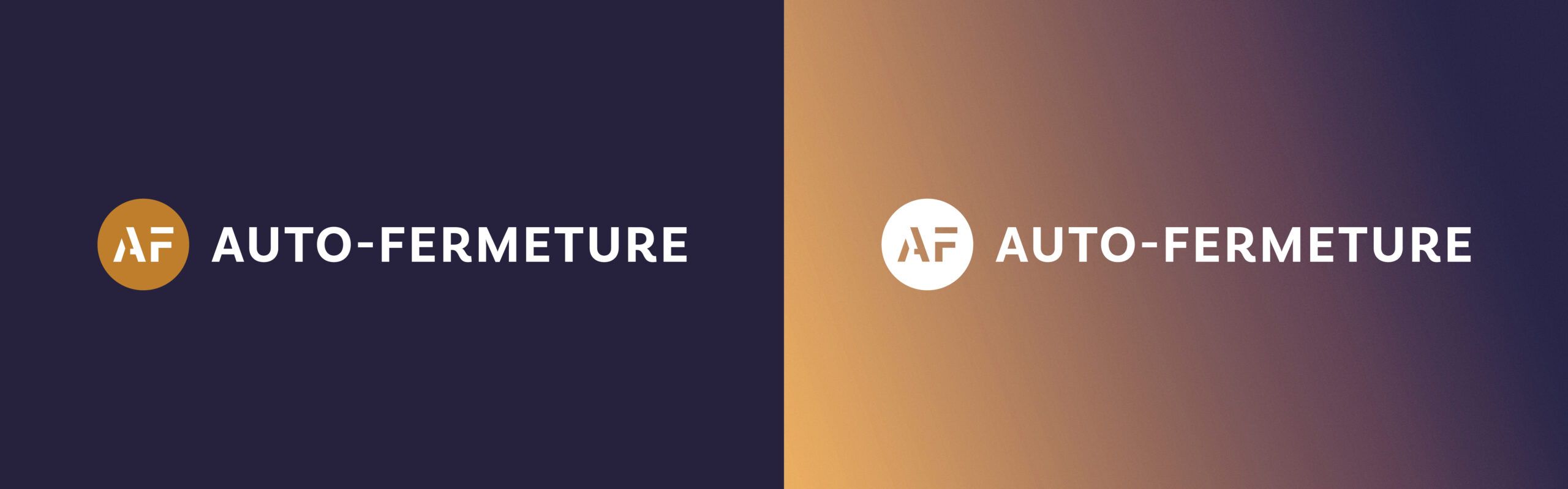 Déclinaison logotype Auto-fermeture