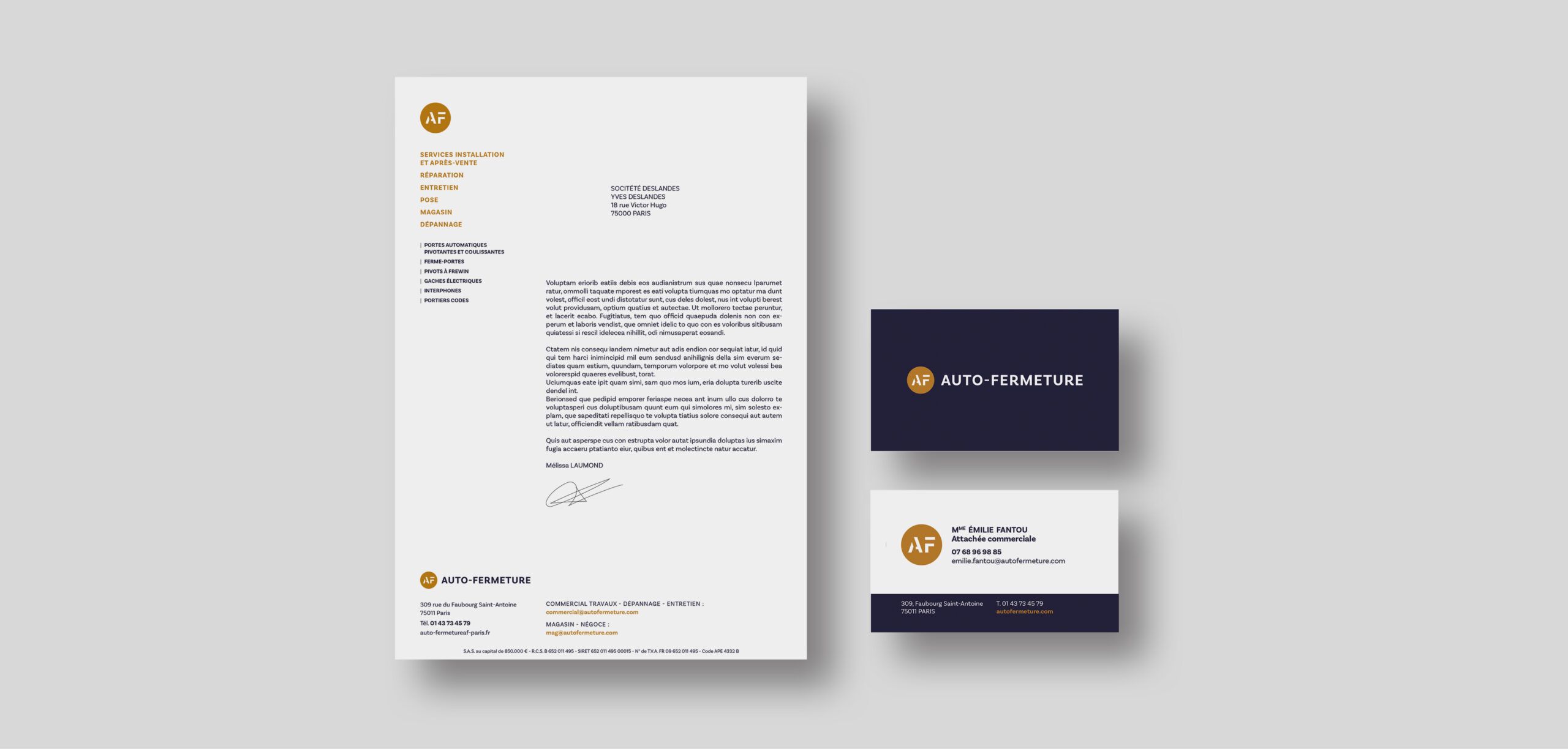 Papeterie Auto-fermeture