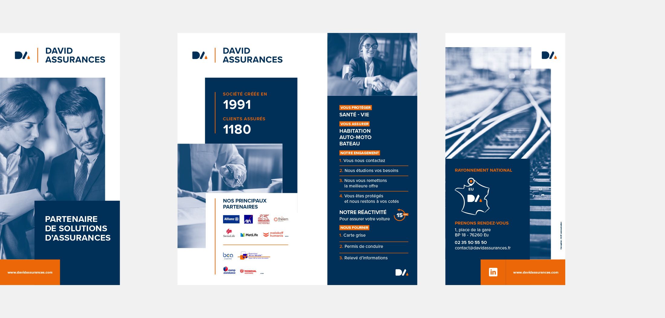 Supports de communication de David Assurances