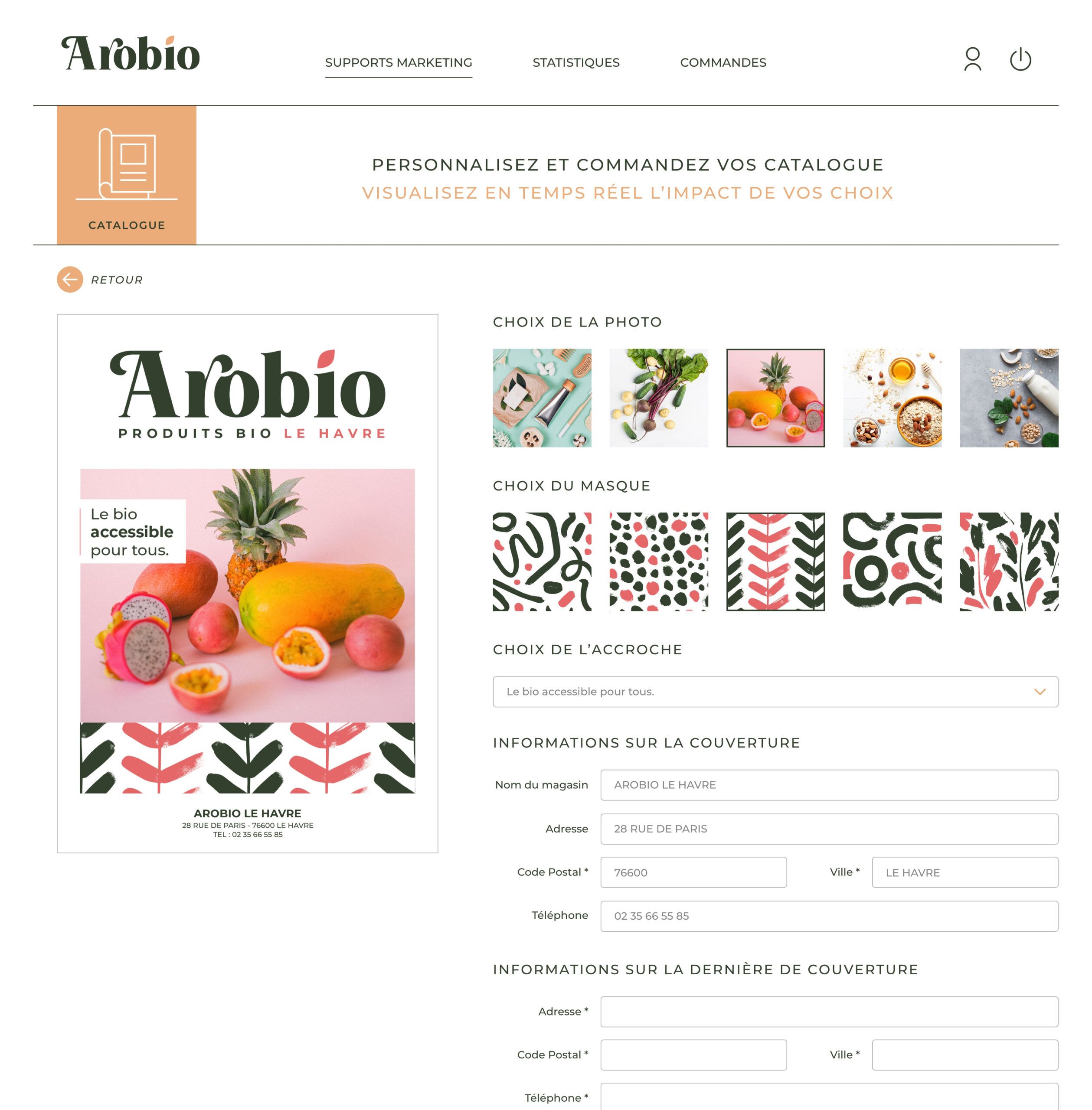 ÉTAPE 02 - Accès à l'extranet et aux pages de commande