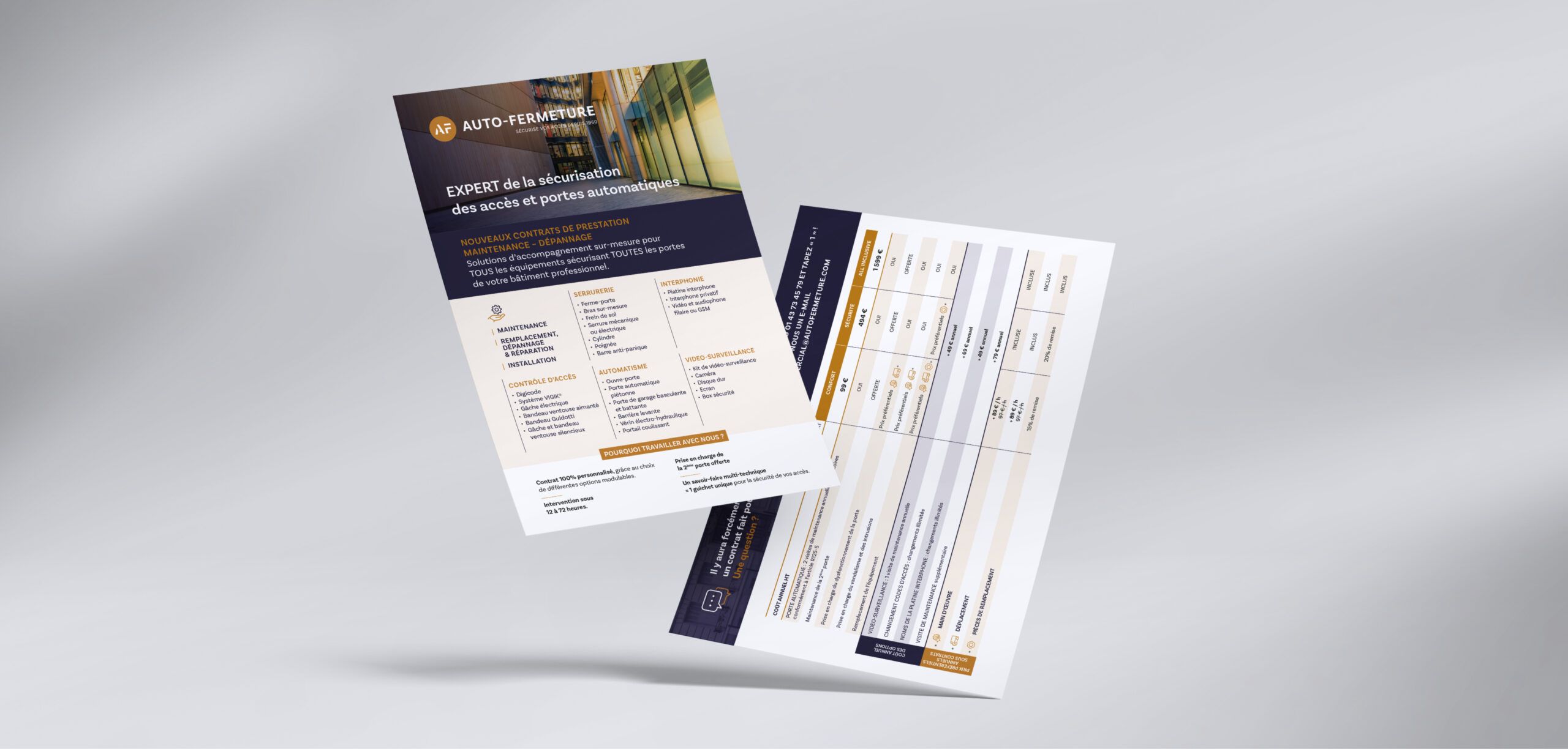 Flyer Services Auto-fermeture