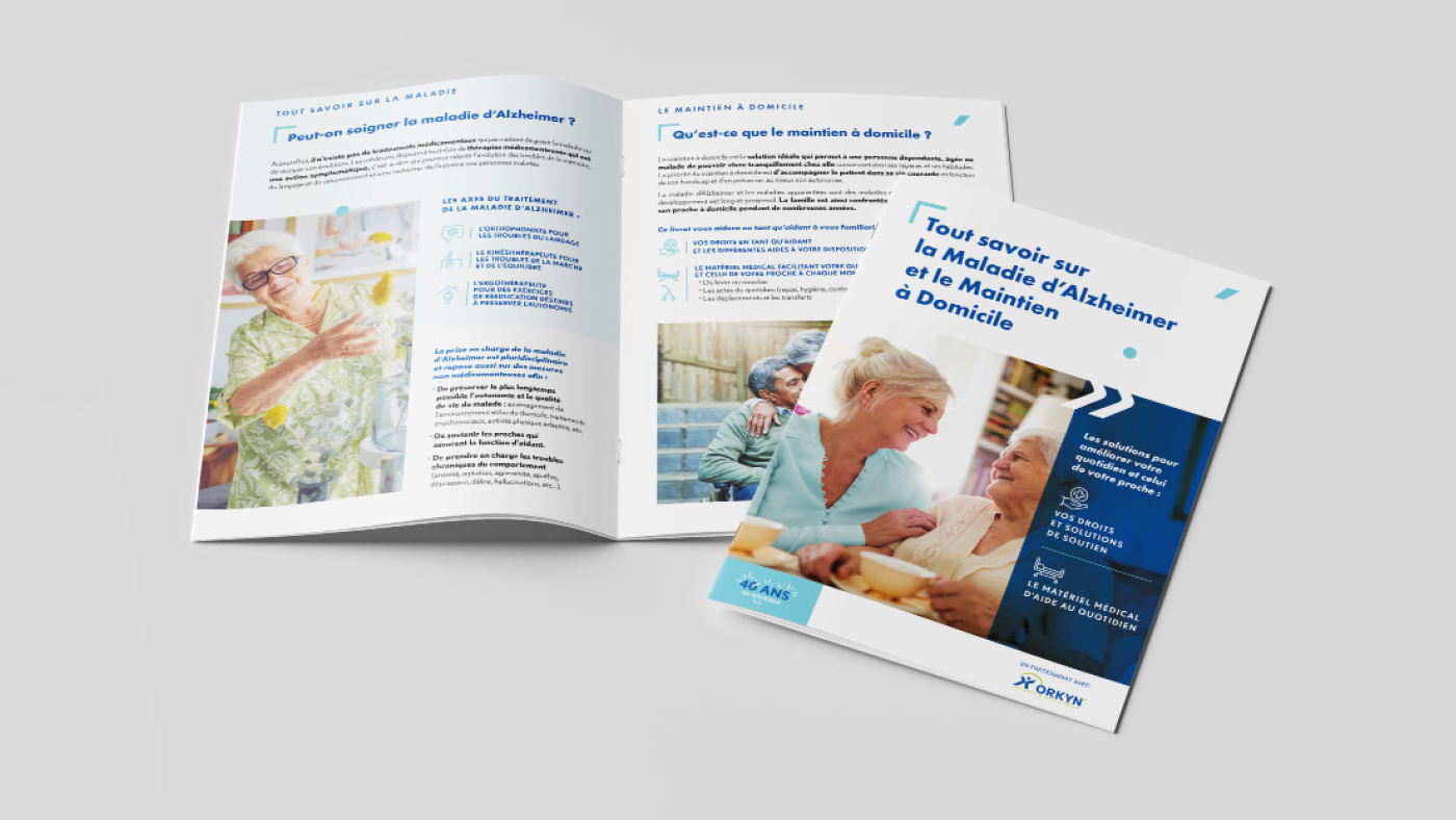 Brochure Campagne d'informations sur la Maladie d'Alzheimer, Orkyn