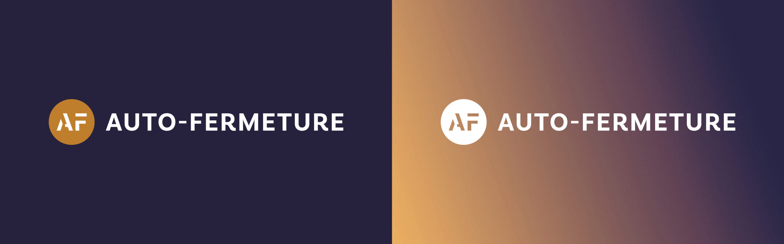 Déclinaison logotype Auto-fermeture