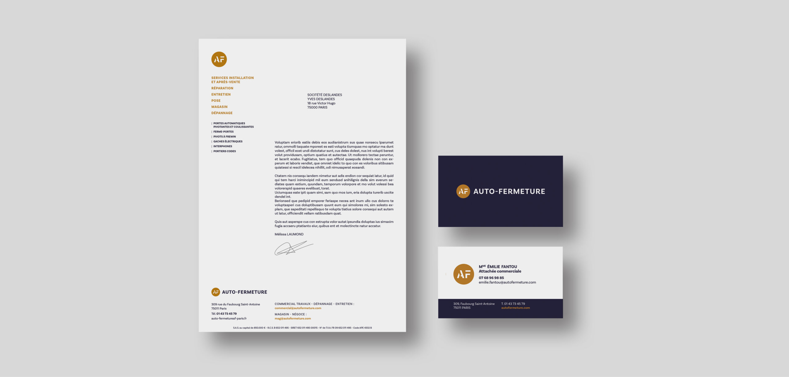 Papeterie Auto-fermeture